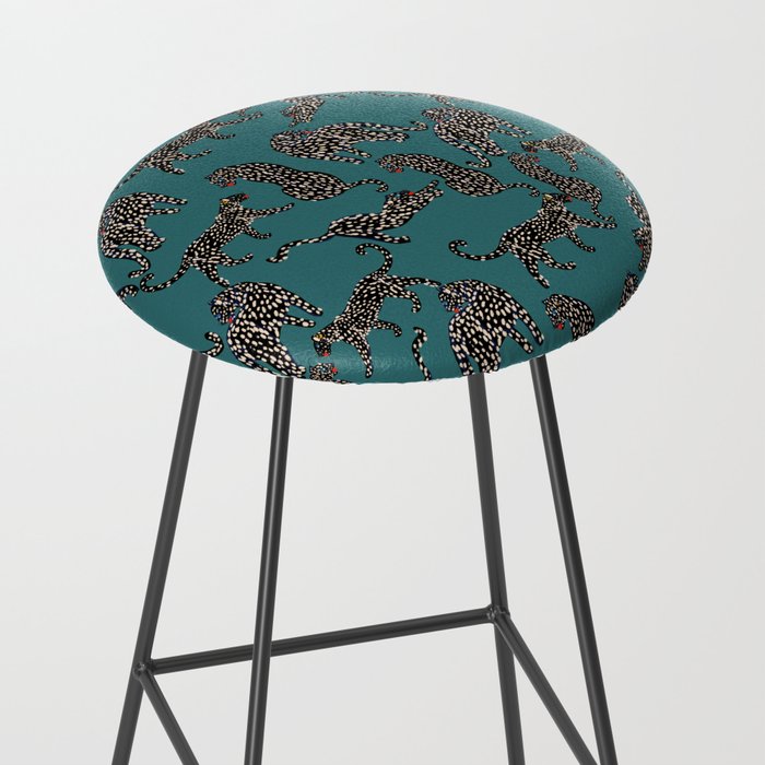 Elegant black leopards  Stool Gallery Image 2