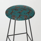 Elegant black leopards  Stool Gallery Image 2