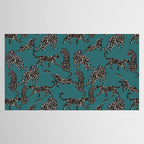 Elegant black leopards  Tablecloth Gallery Image 2
