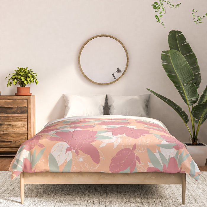 Big floral blossoms PF3 Comforter Gallery Image 3