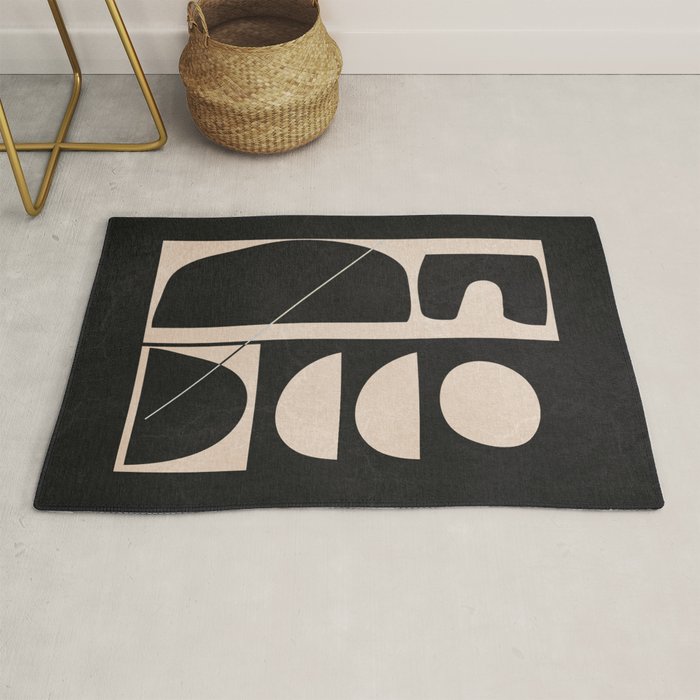 Modern Abstract Minimal Shapes 63 Rug Gallery Image 1