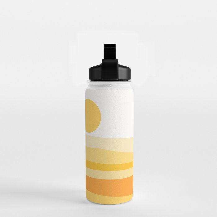 Abstract Landscape 09 Yellow Water Bottle Gallery Image 2