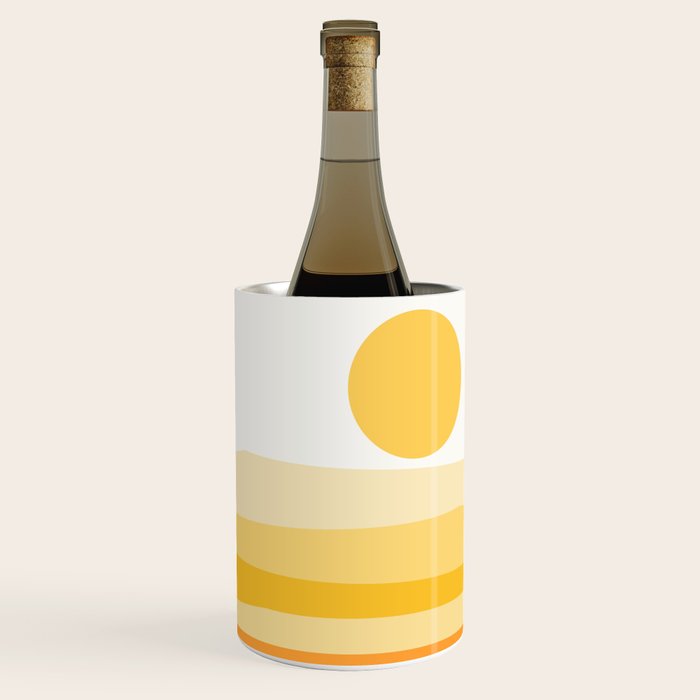 Abstract Landscape 09 Yellow Wine Chiller Gallery Image 1
