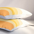 Abstract Landscape 09 Yellow Pillow Sham Gallery Image 3