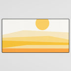 Abstract Landscape 09 Yellow Desk Mat Gallery Image 3