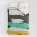Untitled (Finger Paint 1) Duvet Cover Gallery Image 6