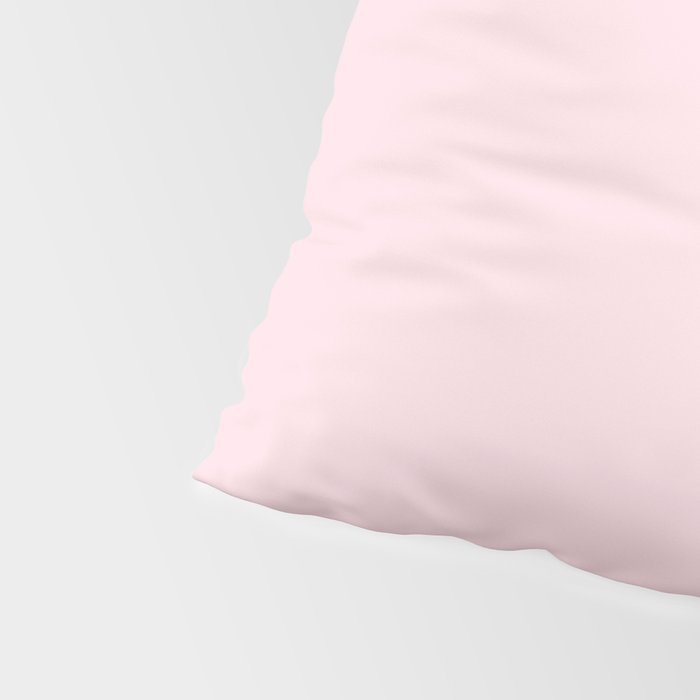 Modern blush pink solid color background design Pillow Sham Gallery Image 4
