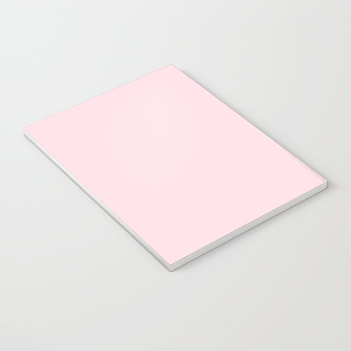 Modern blush pink solid color background design Notebook Gallery Image 3