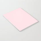 Modern blush pink solid color background design Notebook Gallery Image 3