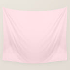 Modern blush pink solid color background design Wall Tapestry Gallery Image 4