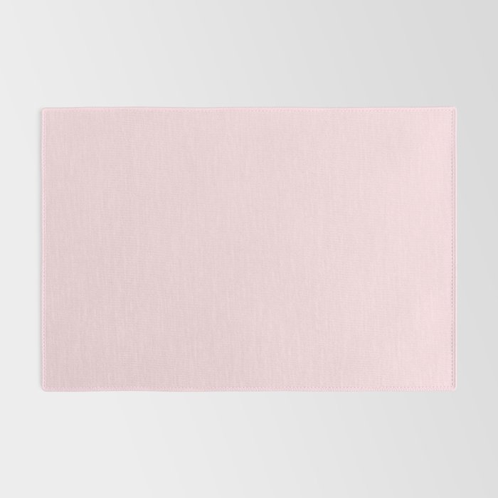 Modern blush pink solid color background design Rug Gallery Image 2