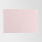 Modern blush pink solid color background design Rug Gallery Image 2