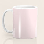 Modern blush pink solid color background design Coffee Mug Gallery Image 3