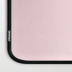 Modern blush pink solid color background design Laptop Sleeve Gallery Image 3