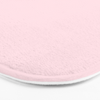 Modern blush pink solid color background design Bath Mat Gallery Image 3