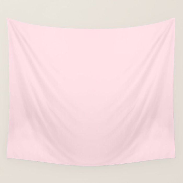 Modern blush pink solid color background design Wall Tapestry Gallery Image 1