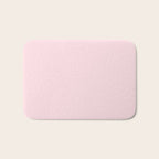 Modern blush pink solid color background design Bath Mat Gallery Image 1