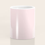 Modern blush pink solid color background design Coffee Mug Gallery Image 4