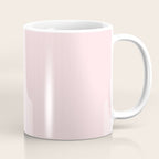 Modern blush pink solid color background design Coffee Mug Gallery Image 1