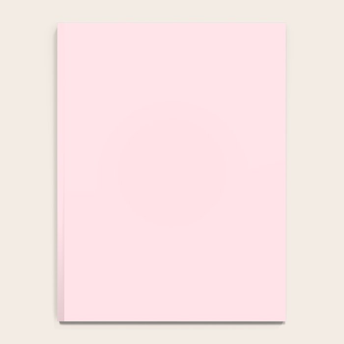 Modern blush pink solid color background design Notebook Gallery Image 4