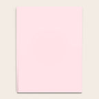 Modern blush pink solid color background design Notebook Gallery Image 4