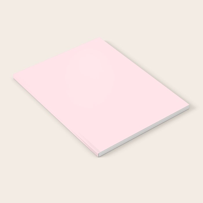 Modern blush pink solid color background design Notebook Gallery Image 1