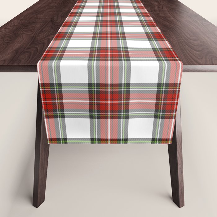 Christmas Tartan Plaid Table Runner Gallery Image 1
