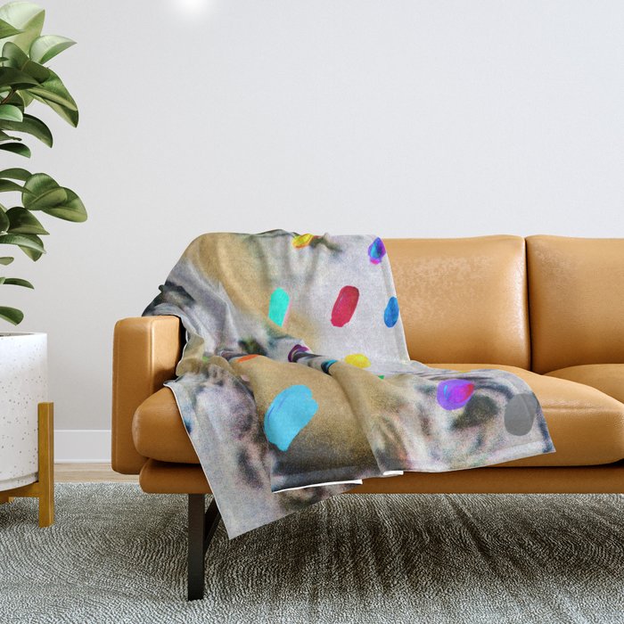 Composition 553 Throw Blanket Gallery Image 1