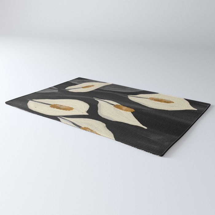 White Calla Lilies 6 Rug Gallery Image 3