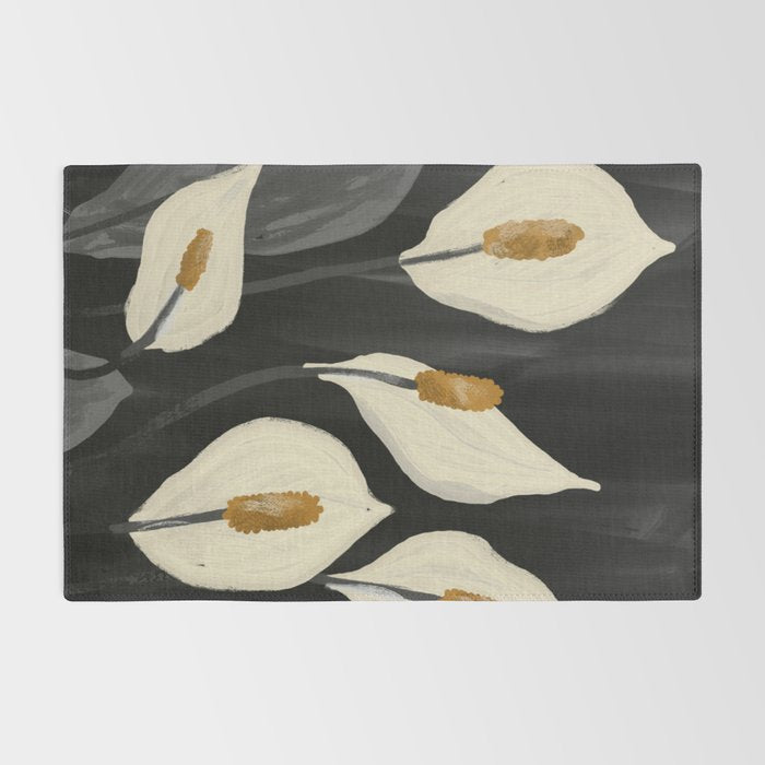 White Calla Lilies 6 Rug Gallery Image 2