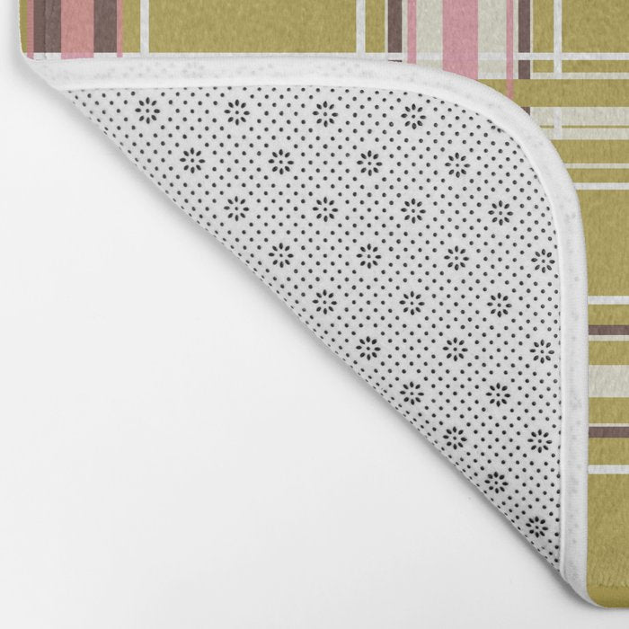 Subtle Plaid Warmth Bath Mat Gallery Image 2