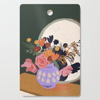 Flowers in the mirror Cutting Board Gallery Image 1
