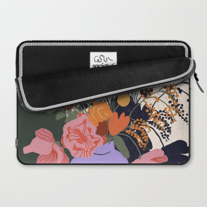 Flowers in the mirror Laptop Sleeve Gallery Image 2
