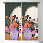 Flowers in the mirror Window Curtain Gallery Image 5