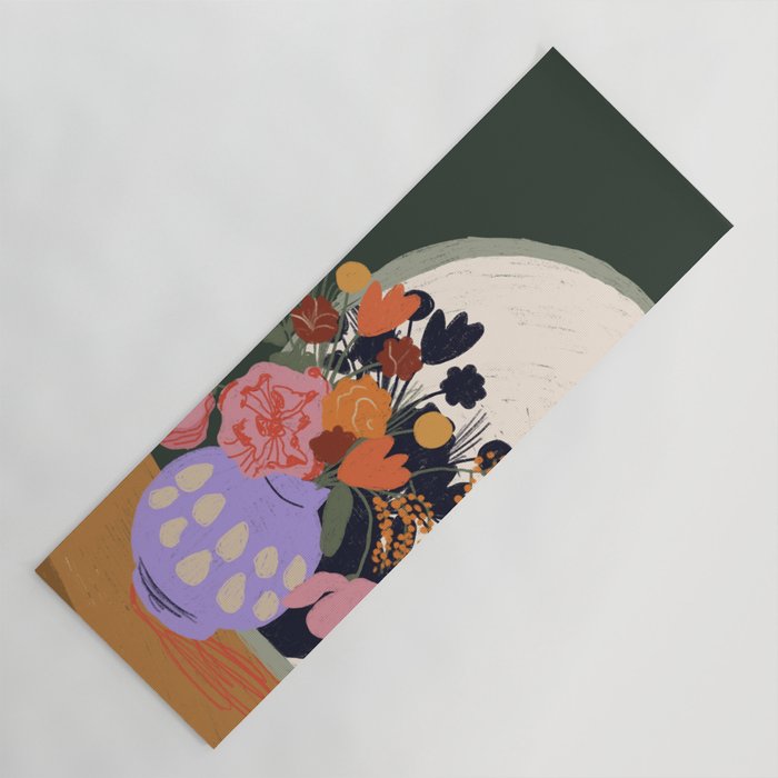 Flowers in the mirror Yoga Mat Gallery Image 1
