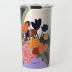 Flowers in the mirror Travel Mug Gallery Image 1