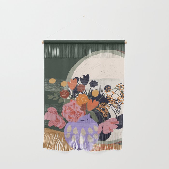 Flowers in the mirror Wall Hanging Gallery Image 1