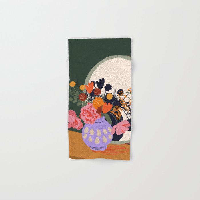 Flowers in the mirror Towels Gallery Image 1