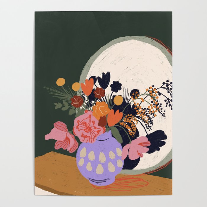 Flowers in the mirror Poster Gallery Image 4
