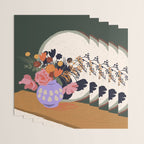 Flowers in the mirror Wrapping Paper Gallery Image 3