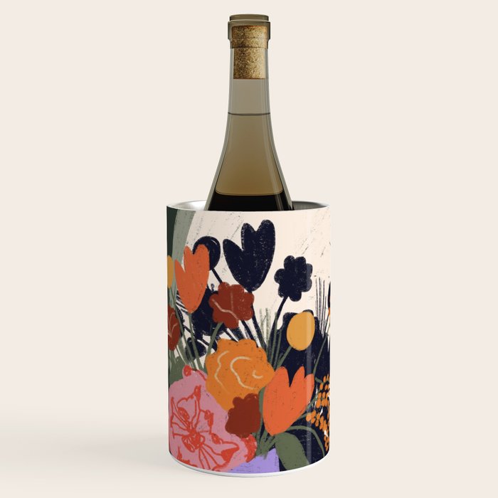 Flowers in the mirror Wine Chiller Gallery Image 1