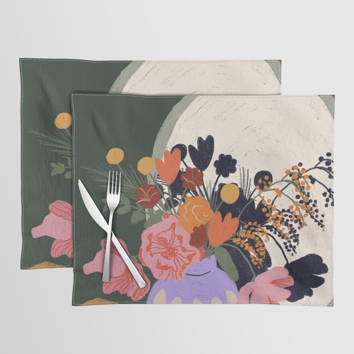 Flowers in the mirror Placemat Gallery Image 1