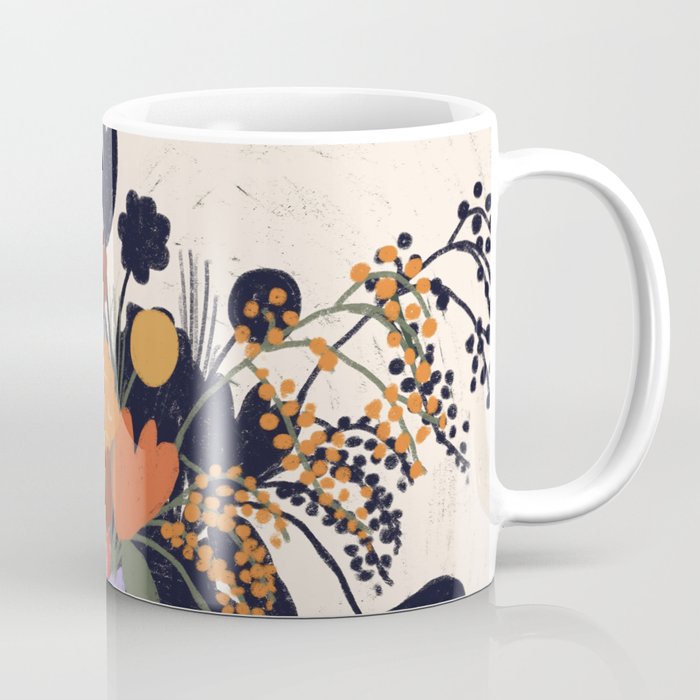 Flowers in the mirror Coffee Mug Gallery Image 1