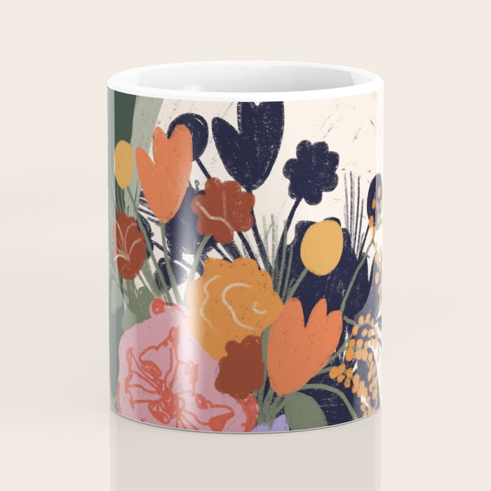 Flowers in the mirror Coffee Mug Gallery Image 4