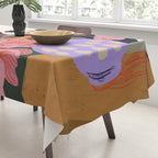 Flowers in the mirror Tablecloth Gallery Image 3