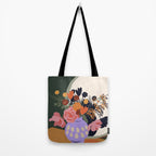Flowers in the mirror Tote Bag Gallery Image 2