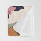 Flowers in the mirror Throw Blanket Gallery Image 3
