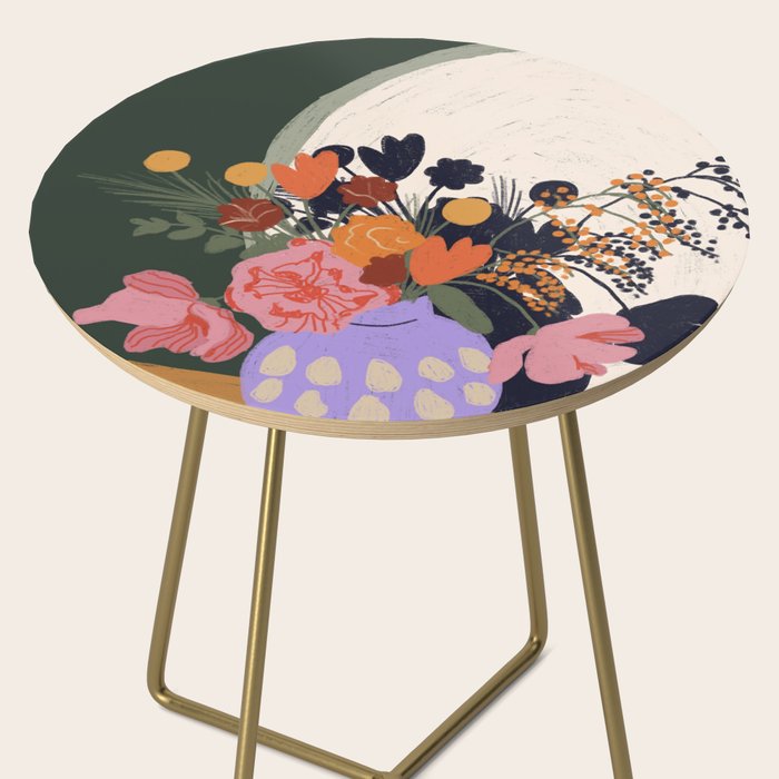 Flowers in the mirror Side Table Gallery Image 2