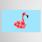 Flamingo Flowers: Pop Animals Tablecloth Gallery Image 2