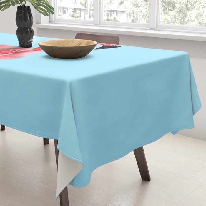 Flamingo Flowers: Pop Animals Tablecloth Gallery Image 3